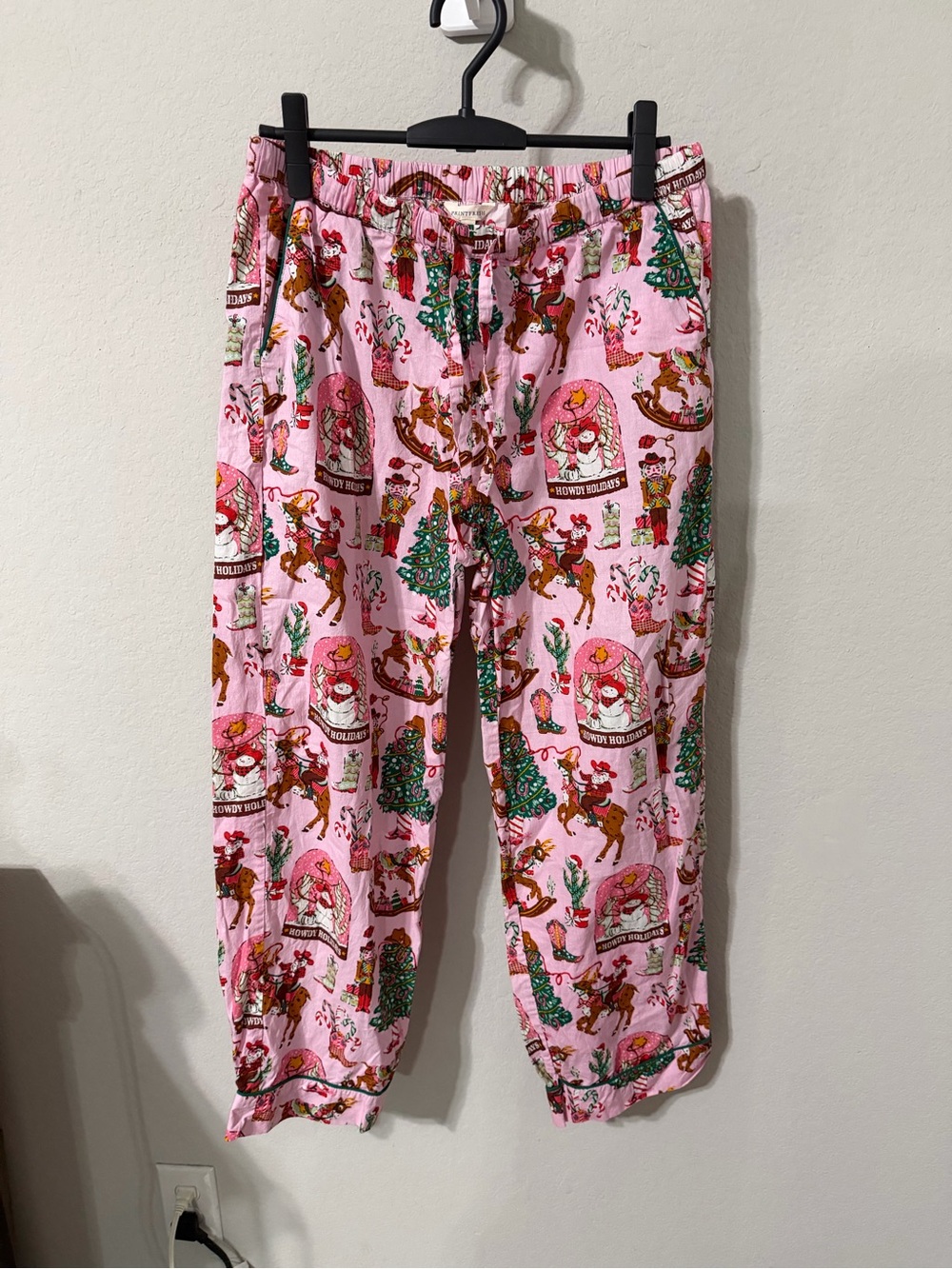 PRINTFRESH - COWBOY CHRISTMAS LONG PAJAMA SET MEDIUM - Picture 7 of 12